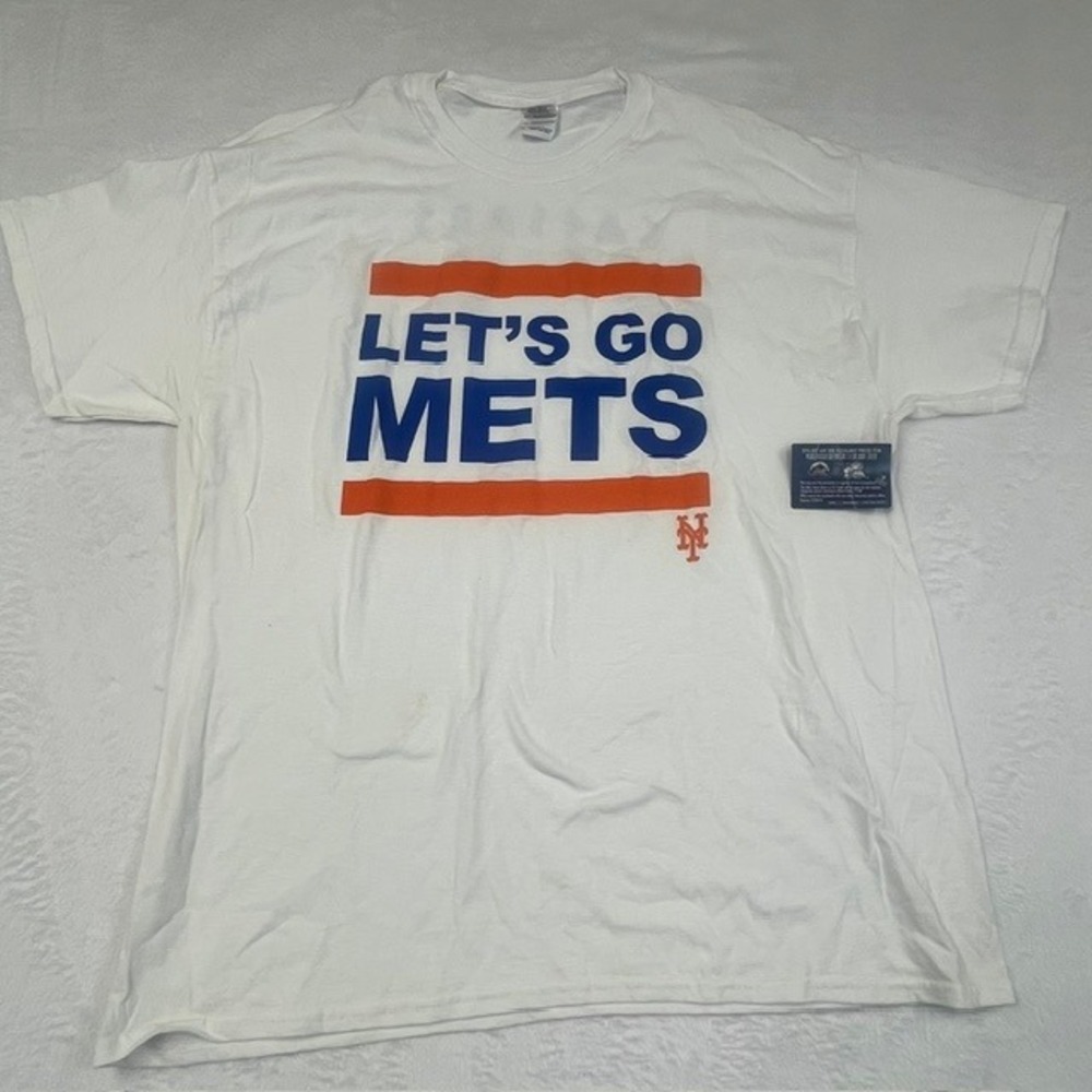 Gildan New York Mets Caesars Atlantic City White T-Shirt Mens XL NWT MLB